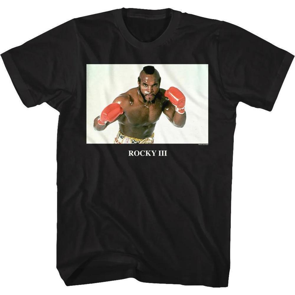 Clubber Lang Boxing Pose Rocky III T-shirt Classic Movie Graphic Boxing Fan Tee